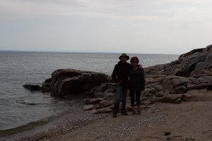 couple martin bernier photographe Chantal Turgeon médium Plage Tadoussac Québec Canada Dunes